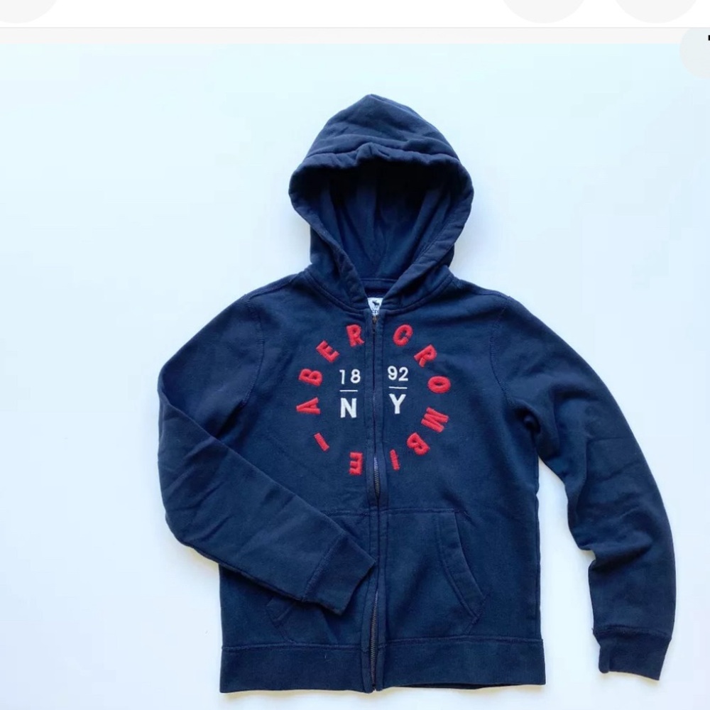 Abercrombie and Fitch Boys Full Zip Sweatshirt Hoodie